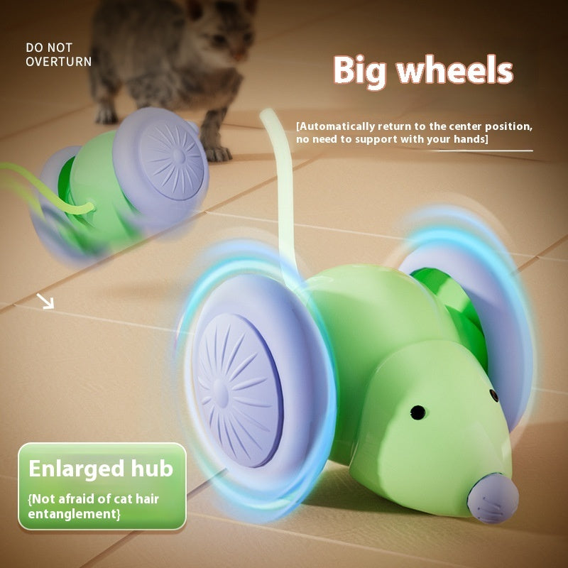 Pet Toys Interactive Cat Toy Electric Mouse Car - Automatic Teaser With Intelligent Obstacle Avoidance Pet Products - 𝓢𝓱𝓸𝓹𝓵𝓮𝓬𝔂