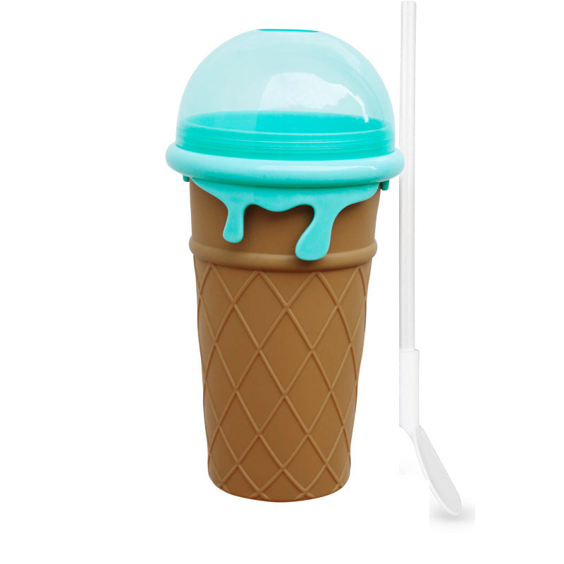500ml Large Capacity Slushy Cup Summer Squeeze Homemade Juice Water Bottle Quick-Frozen Smoothie Sand Cup Pinch Fast Cooling Magic Ice Cream Slushy Maker Beker Kitchen Gadgets - 𝓢𝓱𝓸𝓹𝓵𝓮𝓬𝔂