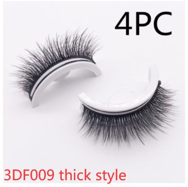 Reusable 3D Mink Lashes Natural False Eyelashes Self Adhesive Fake Glue Free Makeup Eyelash Extension Silk - 𝓢𝓱𝓸𝓹𝓵𝓮𝓬𝔂