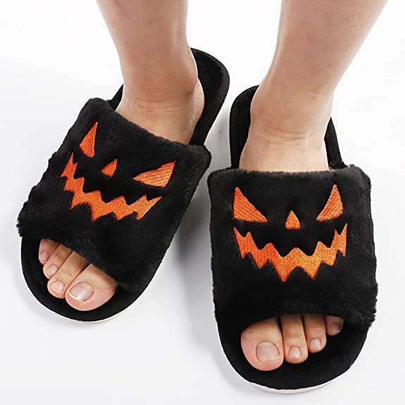 Halloween Shoes Winter Cute Warm Home Slippers Women - 𝓢𝓱𝓸𝓹𝓵𝓮𝓬𝔂