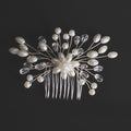 Korean Exquisite Pearl Comb Diamond Crystal Fork Handmade Hairpin Bridal Headwear Accessories - 𝓢𝓱𝓸𝓹𝓵𝓮𝓬𝔂