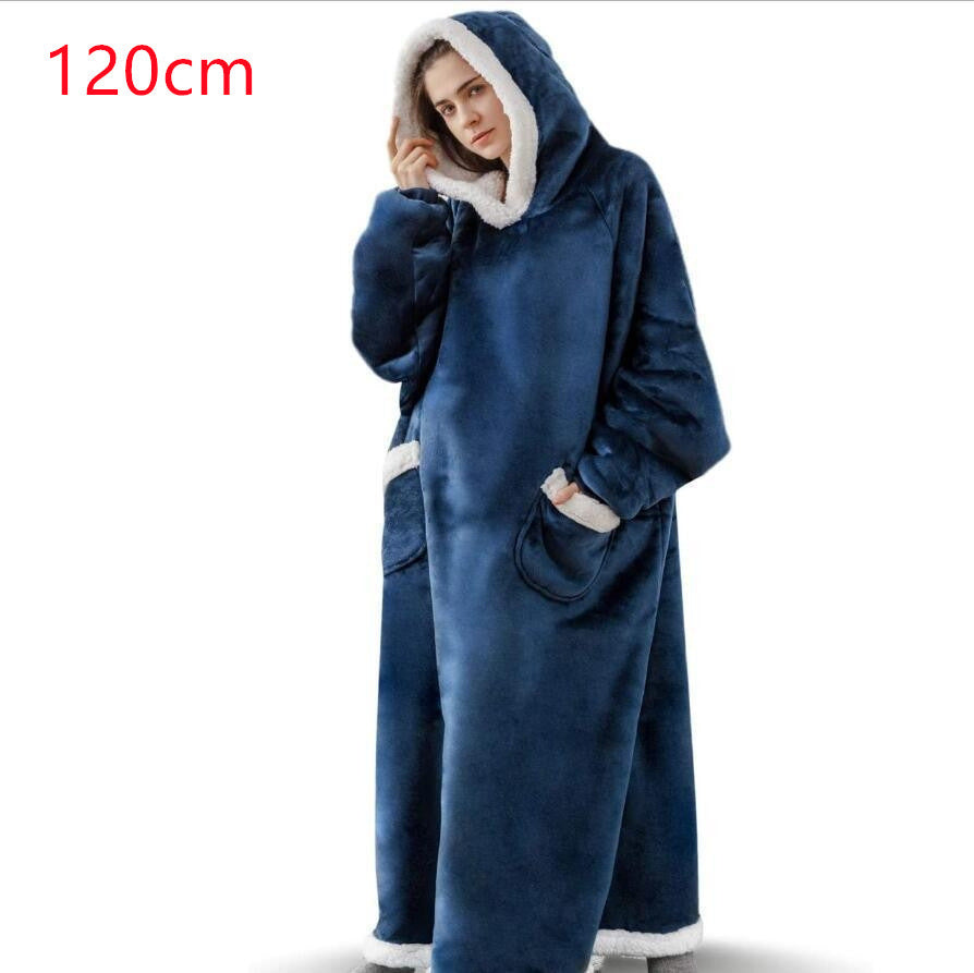 Winter TV Hoodie Blanket Winter Warm Home Clothes Women Men Oversized Pullover With Pockets - 𝓢𝓱𝓸𝓹𝓵𝓮𝓬𝔂