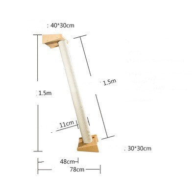 Solid Wood Large Cat Climbing Frame Cat Litter Cat Tree One Cat Shelf - 𝓢𝓱𝓸𝓹𝓵𝓮𝓬𝔂