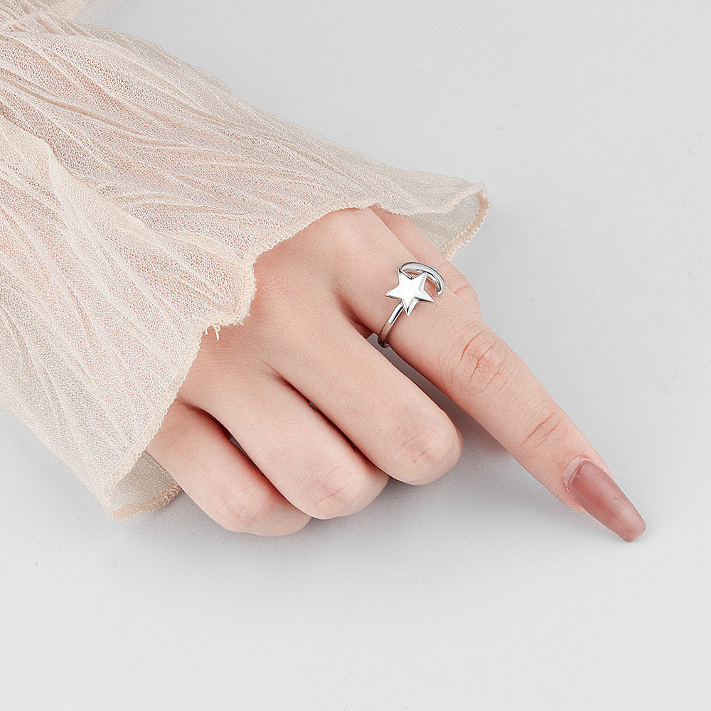 S925 Sterling Silver New Style XINGX Spinning Ring Female - 𝓢𝓱𝓸𝓹𝓵𝓮𝓬𝔂