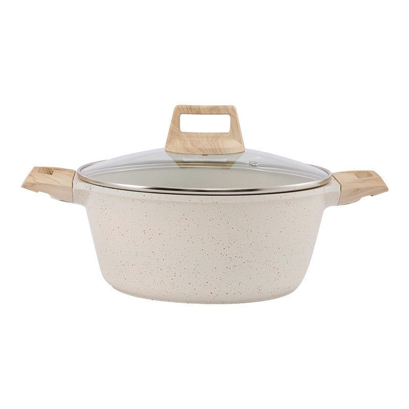 Household Medical Stone Large Capacity Double Bottom Soup Pot Home - 𝓢𝓱𝓸𝓹𝓵𝓮𝓬𝔂