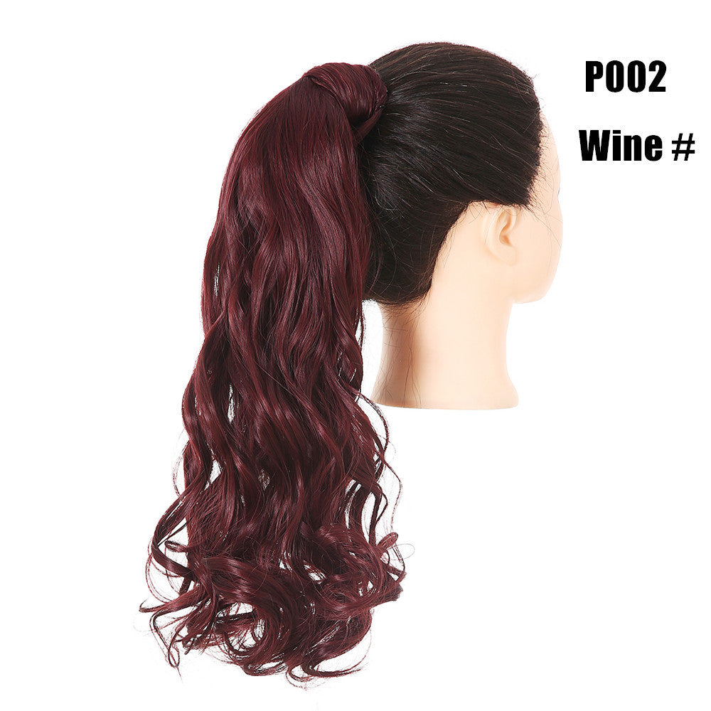 European And American Style Wig Fluffy Natural Ponytail - 𝓢𝓱𝓸𝓹𝓵𝓮𝓬𝔂