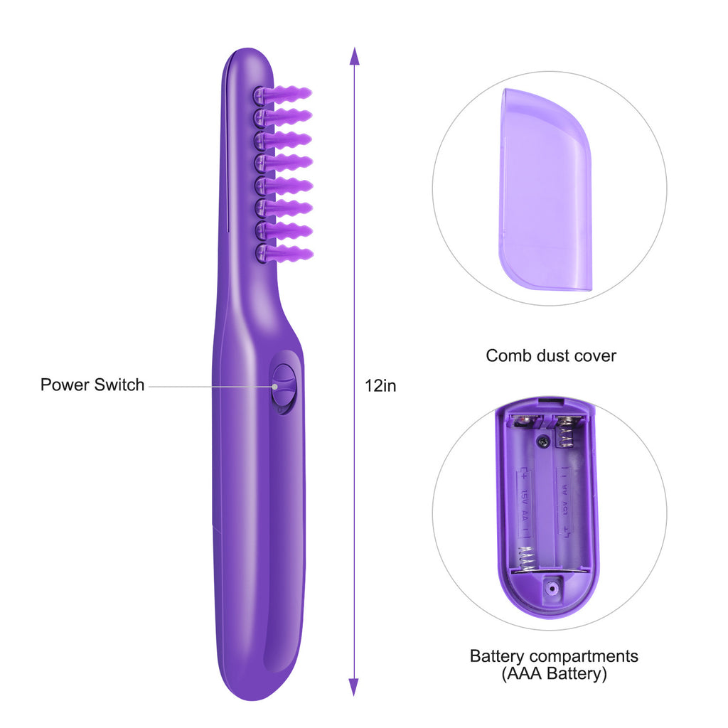 Electric Detangling Brush Scalp Massage Hair Brush - 𝓢𝓱𝓸𝓹𝓵𝓮𝓬𝔂