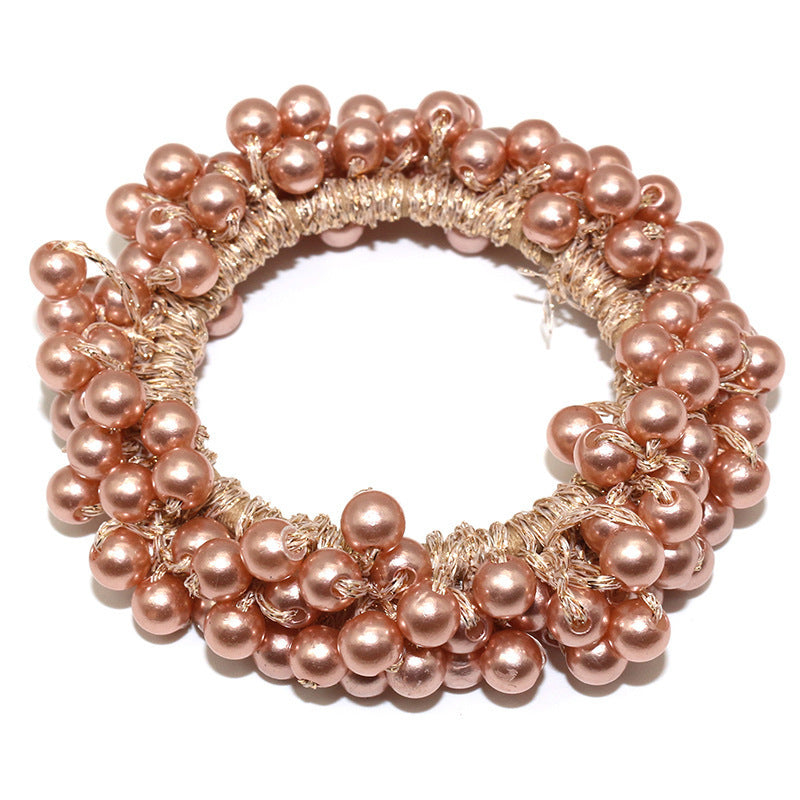 Handmade Crochet Rubber Band Hair Tie Pearl - 𝓢𝓱𝓸𝓹𝓵𝓮𝓬𝔂