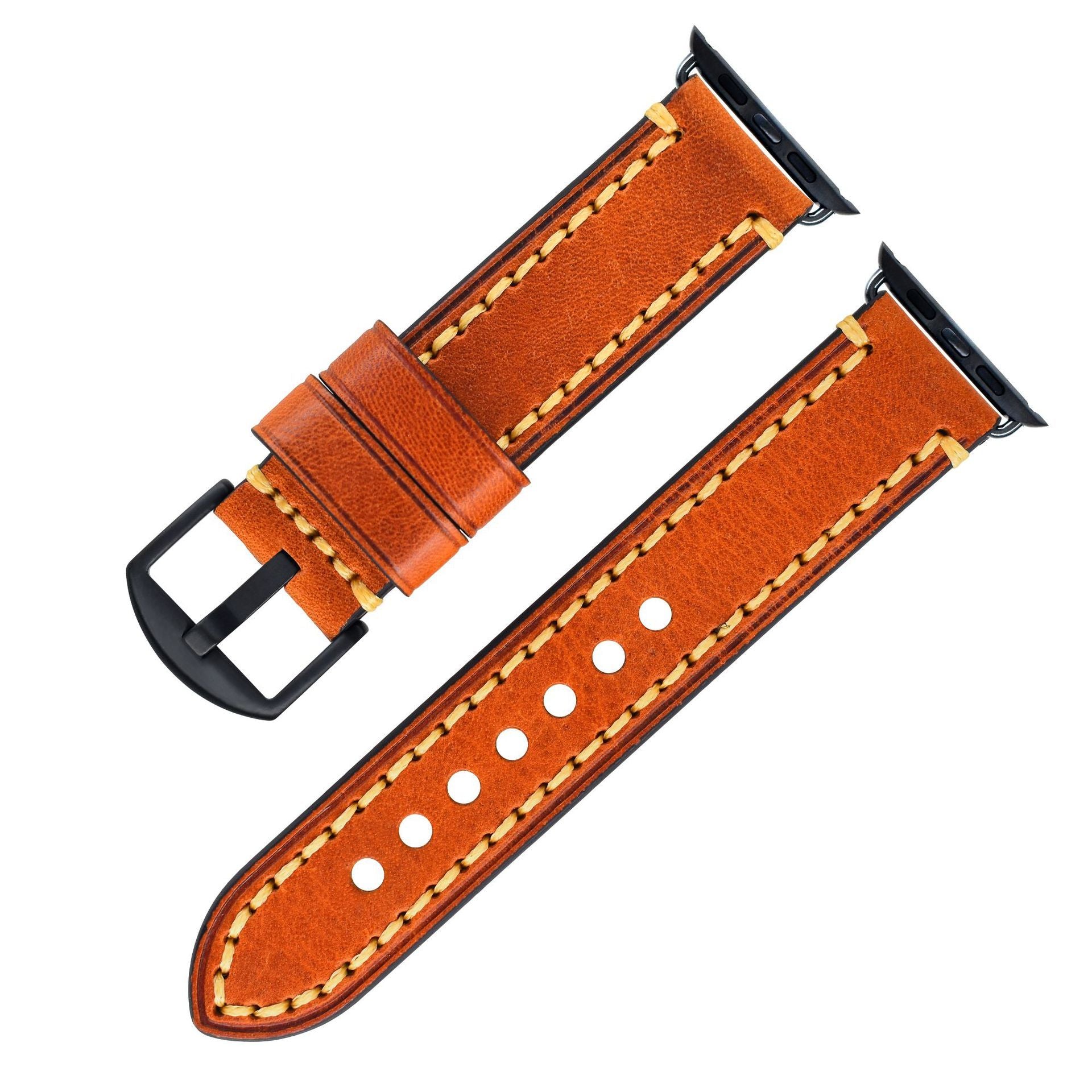 Casual Simple Top Layer Cow Leather Watch Strap - 𝓢𝓱𝓸𝓹𝓵𝓮𝓬𝔂