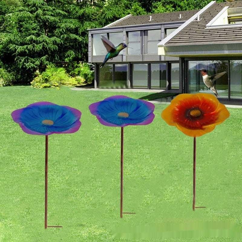 Ground Metal Flower With Sheep Hook Bird Feeder - 𝓢𝓱𝓸𝓹𝓵𝓮𝓬𝔂