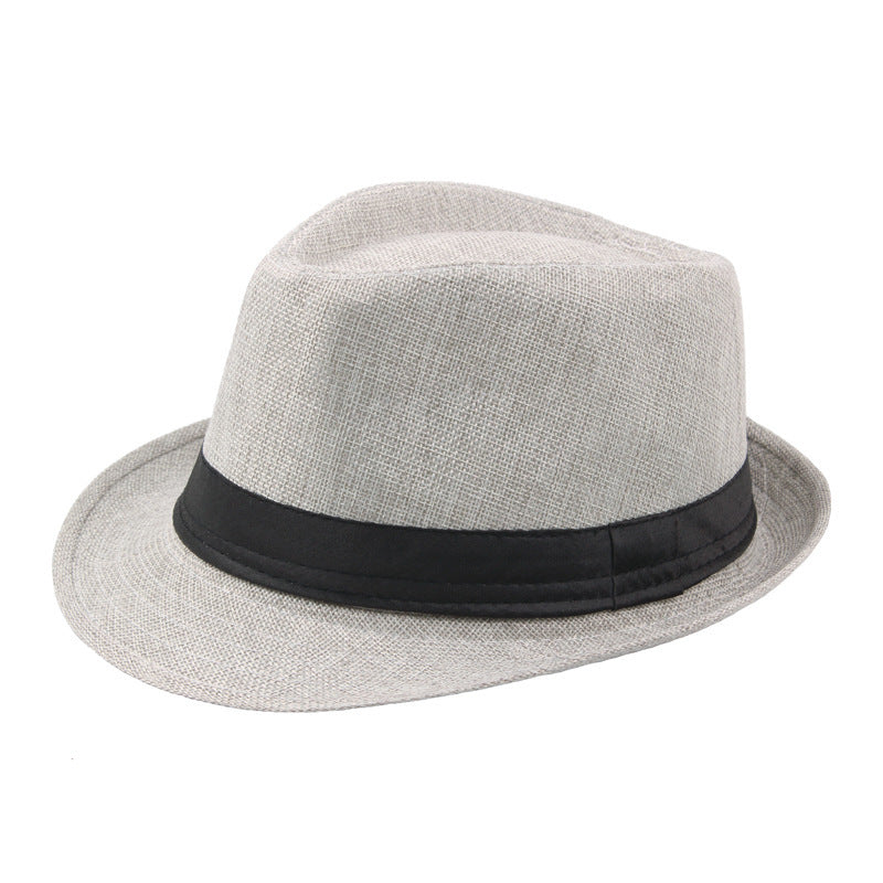 Fashion Personality Linen Top Hat Men - 𝓢𝓱𝓸𝓹𝓵𝓮𝓬𝔂