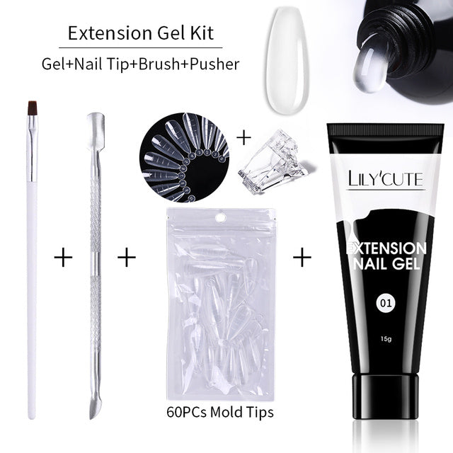 15ml Nail Extension Gel Kit - 𝓢𝓱𝓸𝓹𝓵𝓮𝓬𝔂