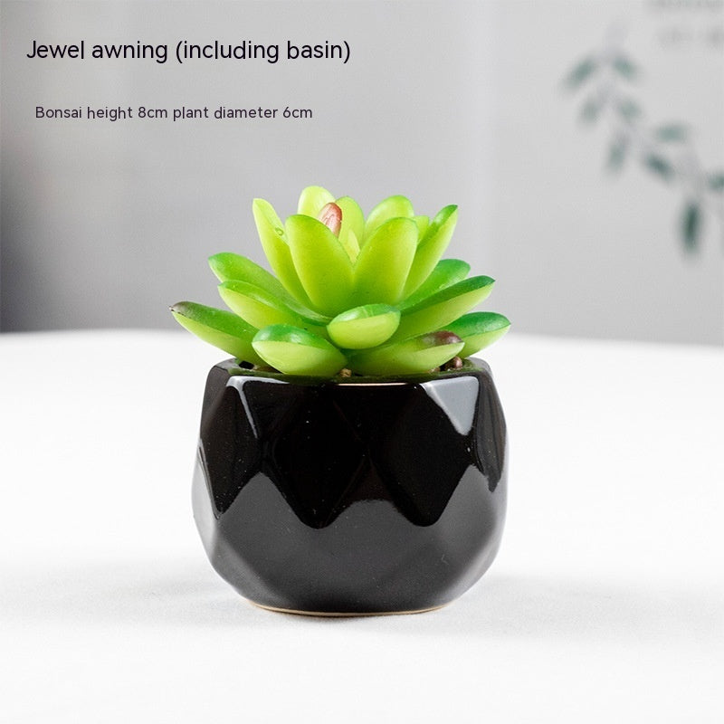 Artificial Green Plant Succulent Artificial Plant Home Furnishings - 𝓢𝓱𝓸𝓹𝓵𝓮𝓬𝔂