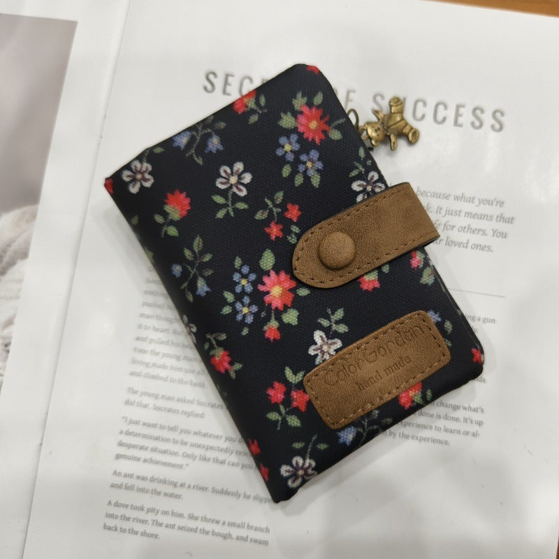 Multifunctional Tri-fold Fashion Multi-card-slot Printed Wallet - 𝓢𝓱𝓸𝓹𝓵𝓮𝓬𝔂