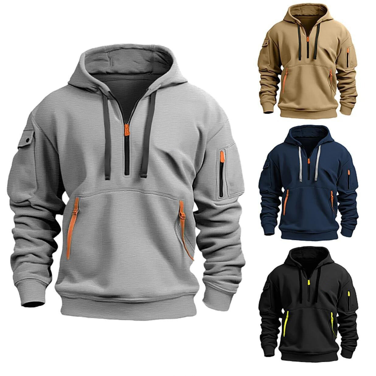 Dropped Shoulder Hooded Sweatshirt Men's Women's Plus Size Loose Pullover Fashion Sweatshirt - 𝓢𝓱𝓸𝓹𝓵𝓮𝓬𝔂