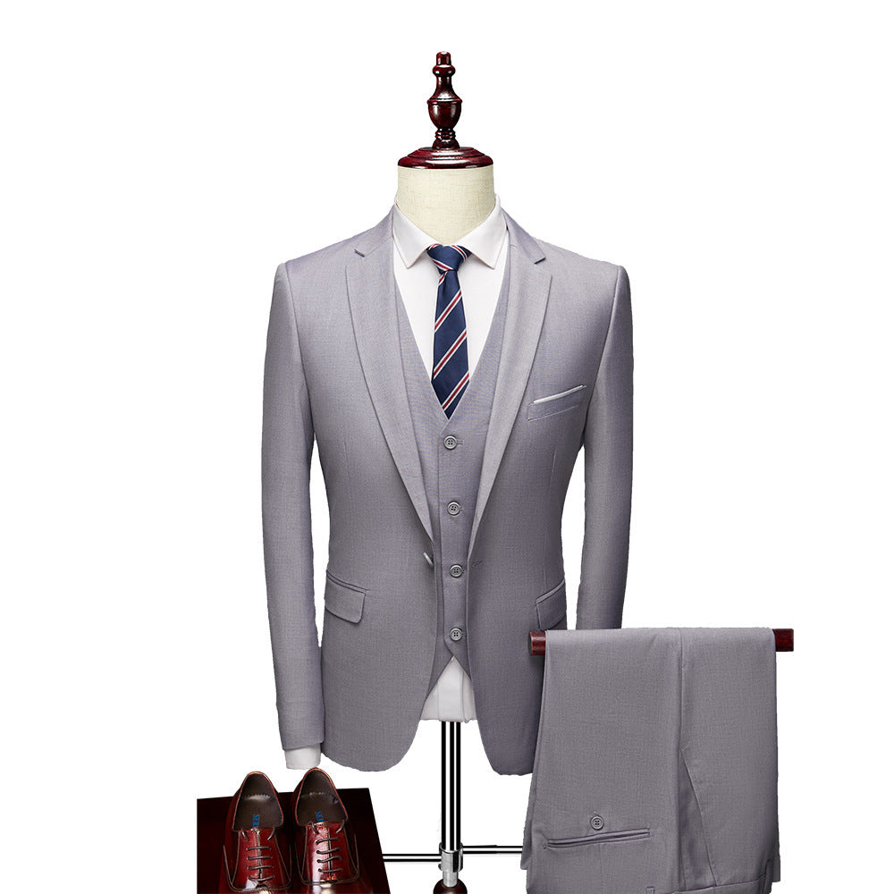 Men's Suit Three-piece Suit Business Wear Formal Wear - 𝓢𝓱𝓸𝓹𝓵𝓮𝓬𝔂