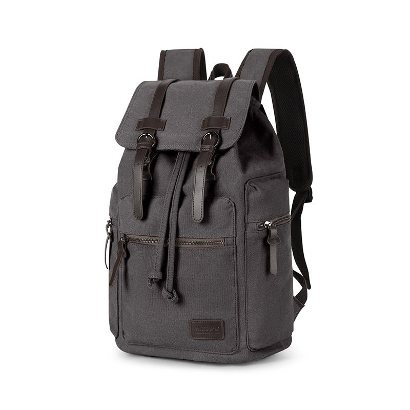 Retro Men's Canvas Backpack Small - 𝓢𝓱𝓸𝓹𝓵𝓮𝓬𝔂