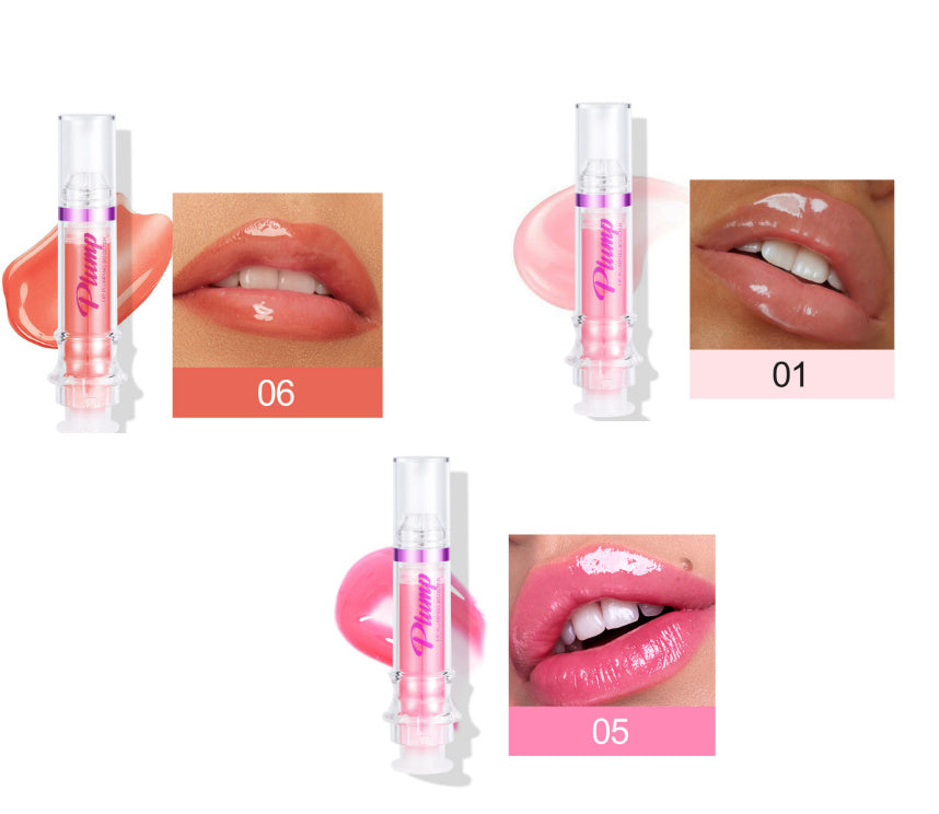 New Tube Lip Rich Lip Color Slightly Spicy Lip Honey Lip Glass Mirror Face Lip Mirror Liquid Lipstick - 𝓢𝓱𝓸𝓹𝓵𝓮𝓬𝔂