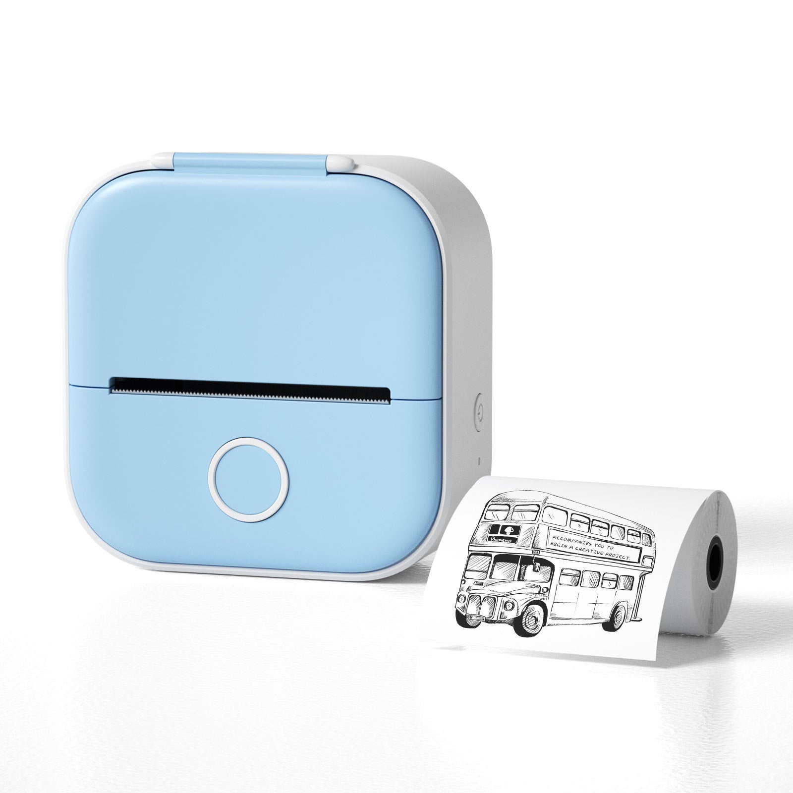 Portable Mini Thermal Label Printer Home Photo Printer Student Wrong Question Printer Bluetooth-compatible Mini Label Printer Price Tag - 𝓢𝓱𝓸𝓹𝓵𝓮𝓬𝔂