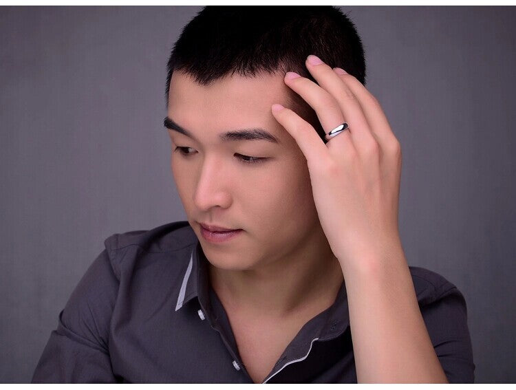 925 Silver Ring Male Index Finger Little - 𝓢𝓱𝓸𝓹𝓵𝓮𝓬𝔂