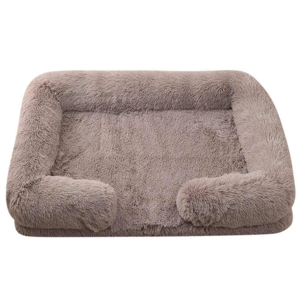Plush Round Pet Bed Dog Bed Winter - 𝓢𝓱𝓸𝓹𝓵𝓮𝓬𝔂