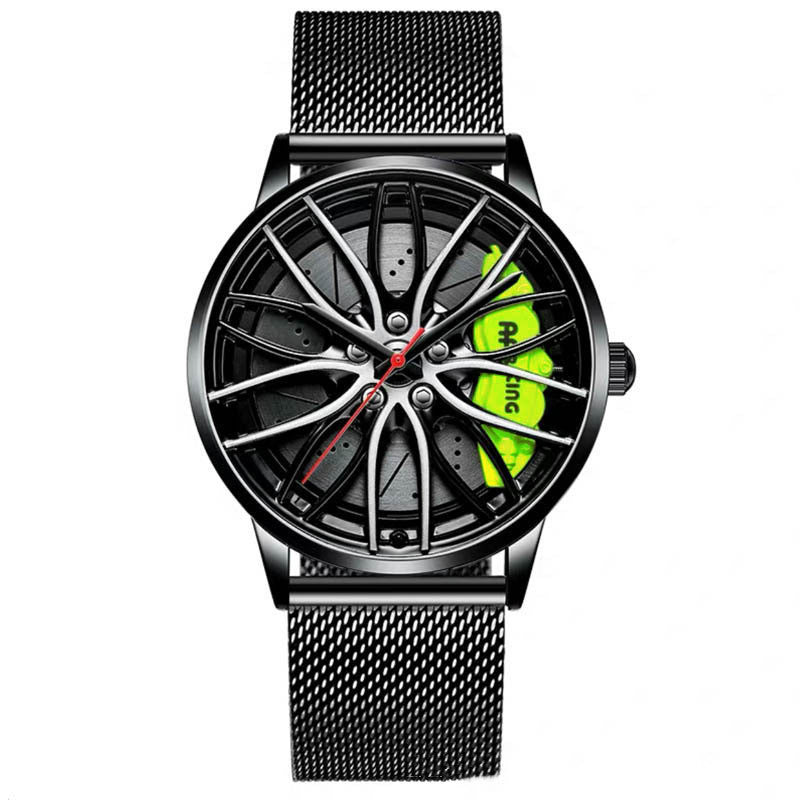 Automatic Movement Watch Waterproof Wheel Style Non-mechanical Watch - 𝓢𝓱𝓸𝓹𝓵𝓮𝓬𝔂