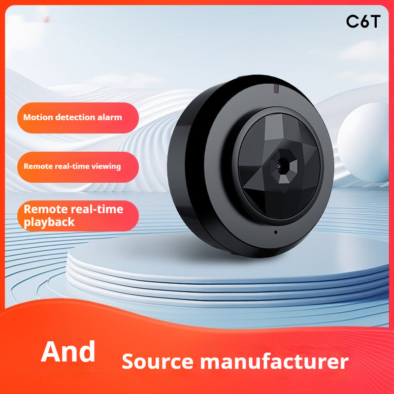 Round Wireless WIFI Surveillance Camera HD Night Vision Monitoring - 𝓢𝓱𝓸𝓹𝓵𝓮𝓬𝔂