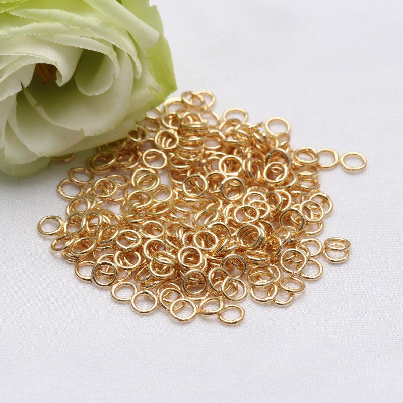 14K Pack Broken Ring Color Retention Diy Ornament - 𝓢𝓱𝓸𝓹𝓵𝓮𝓬𝔂