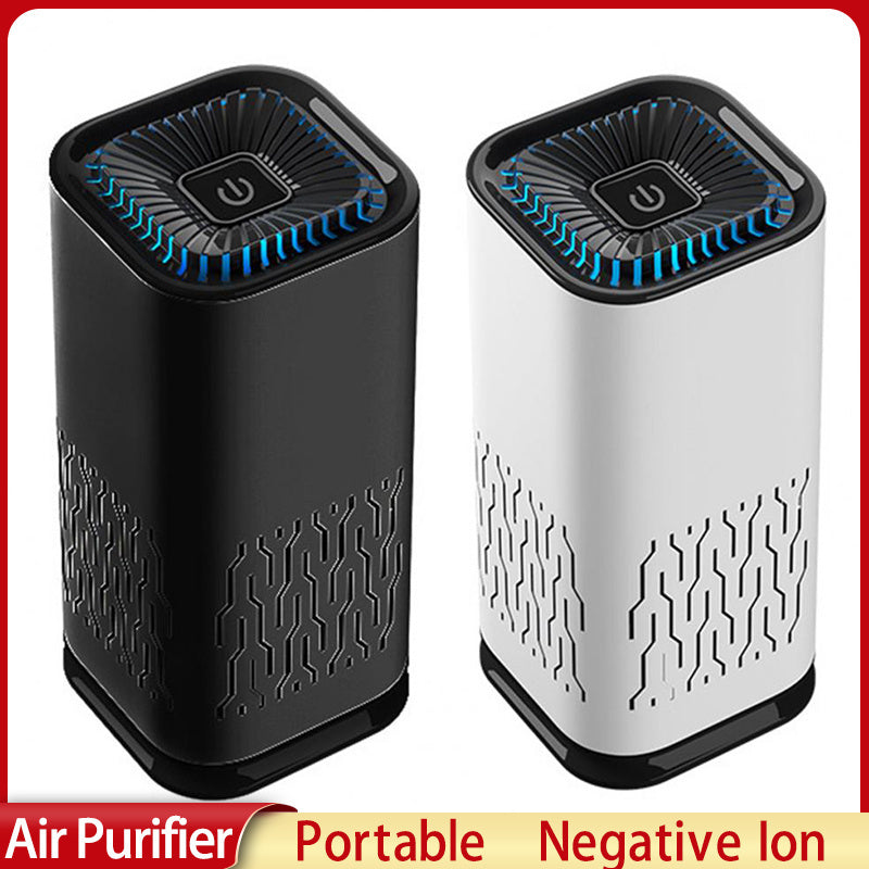 Car Air Purifier Portable Negative Ion Generator Remove Formaldehyde Dust Smoke Air Freshen Washer For Home Car - 𝓢𝓱𝓸𝓹𝓵𝓮𝓬𝔂
