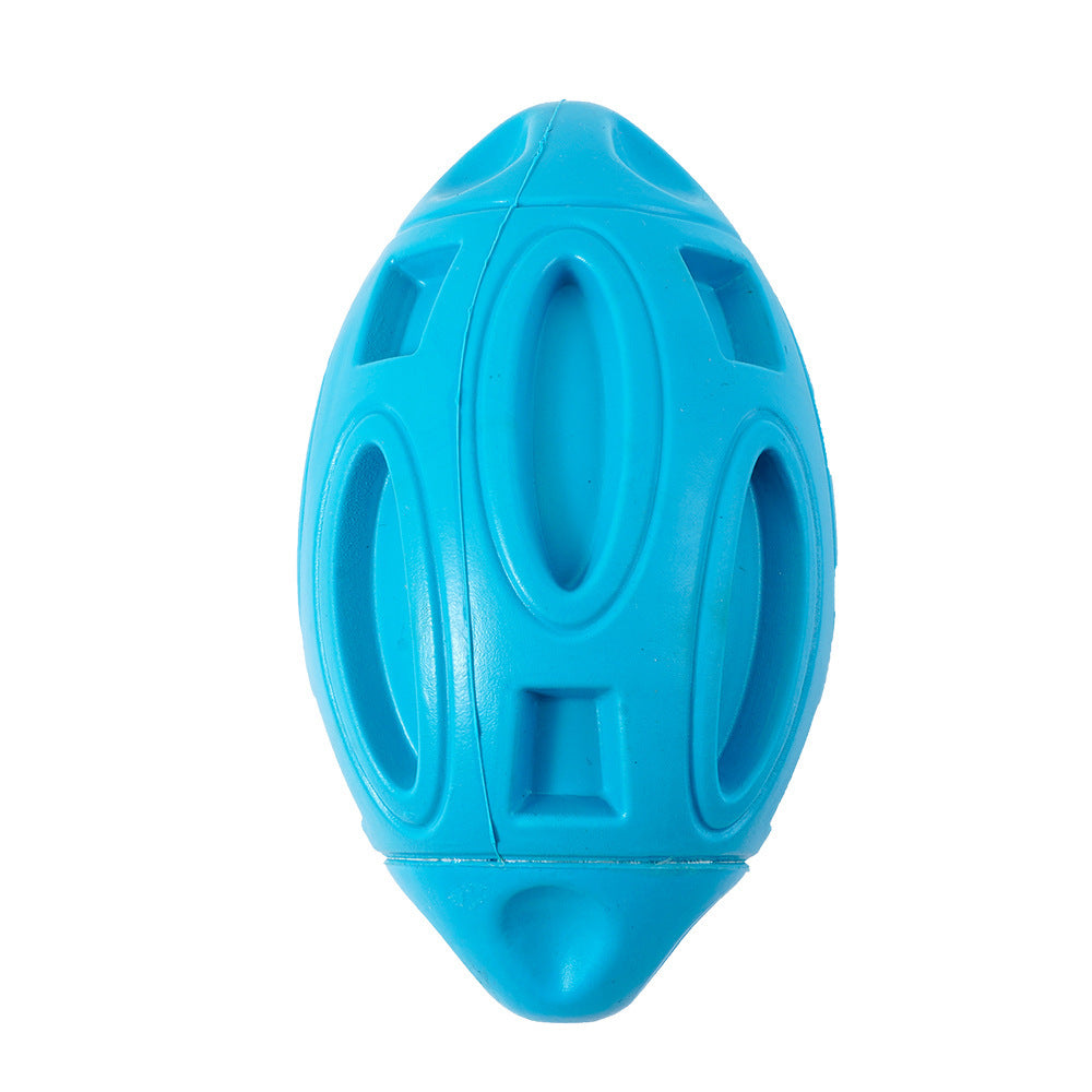 Pet Supplies Dog Toys Rubber Sounding Rugby Wear-Resistant Bite-Resistant Sounding Dog Ball - 𝓢𝓱𝓸𝓹𝓵𝓮𝓬𝔂