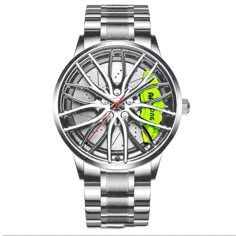 Automatic Movement Watch Waterproof Wheel Style Non-mechanical Watch - 𝓢𝓱𝓸𝓹𝓵𝓮𝓬𝔂
