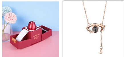 Hot Valentine's Day Gifts Metal Rose Jewelry Gift Box Necklace For Wedding Girlfriend Necklace Gifts - 𝓢𝓱𝓸𝓹𝓵𝓮𝓬𝔂