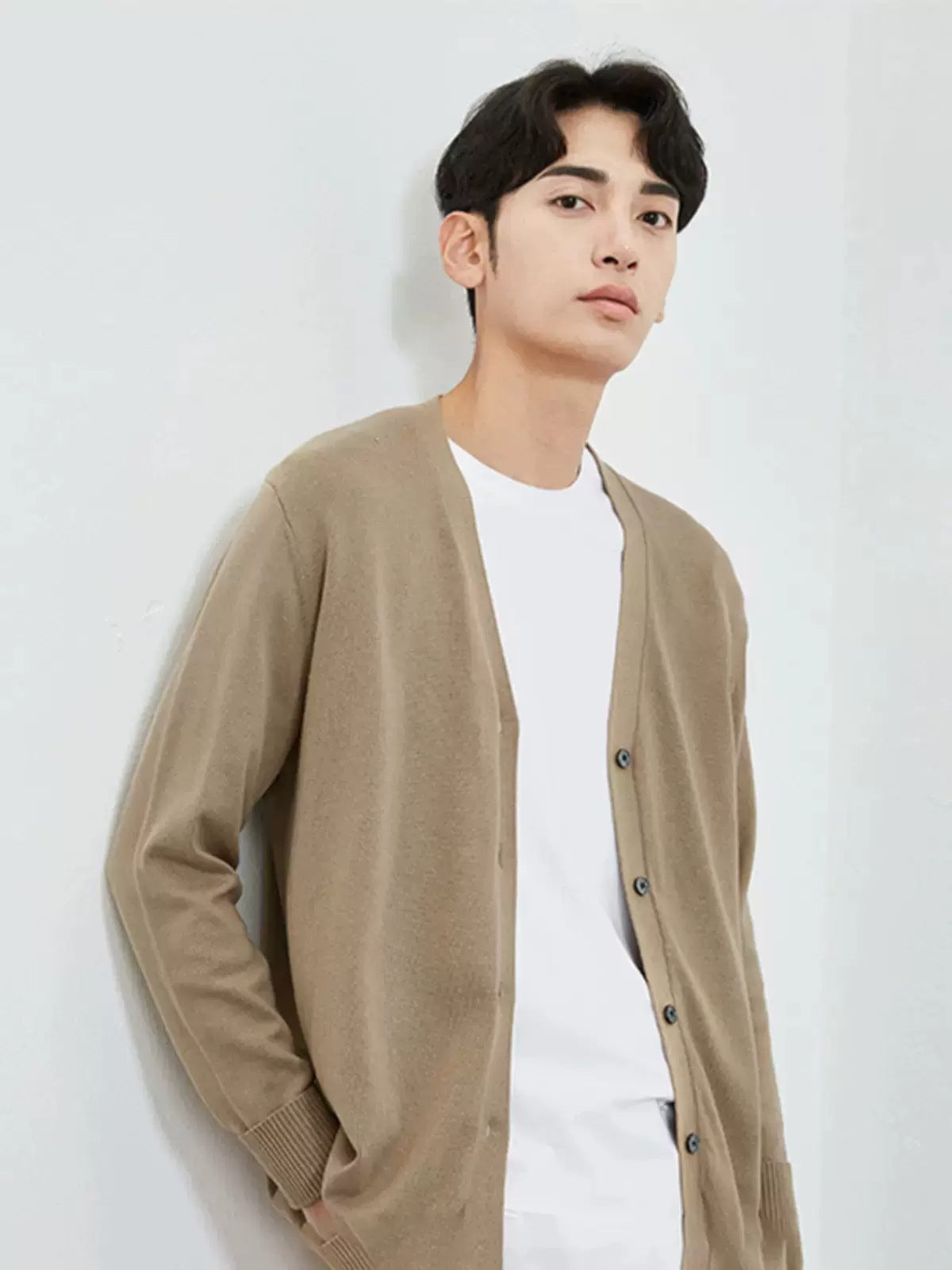 Knitted Cardigan Men's Knitted Shirt Loose Casual - 𝓢𝓱𝓸𝓹𝓵𝓮𝓬𝔂