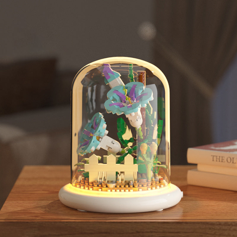 Building Block Flower Eternal Rose Small Particle Building Block Assembly Toy Gift Desktop Decoration - 𝓢𝓱𝓸𝓹𝓵𝓮𝓬𝔂