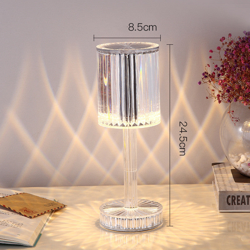 New Crystal Table Lamp Hotel Decoration Diamond Romantic Warm Led For Home Decor Romantic Gift Night Light - 𝓢𝓱𝓸𝓹𝓵𝓮𝓬𝔂