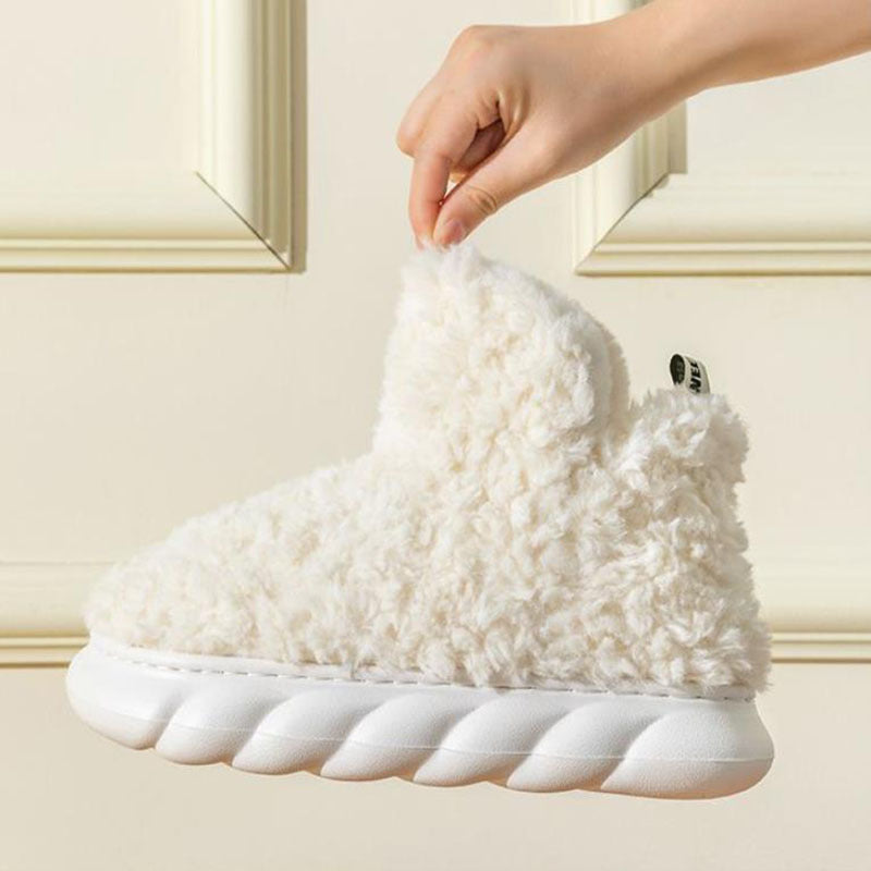 Winter Package Heeled Waterproof Home Indoor And Outdoor Wear Cute High Helper Cotton Slippers - 𝓢𝓱𝓸𝓹𝓵𝓮𝓬𝔂