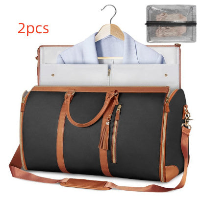 Large Capacity Travel Duffle Bag Women's Handbag Folding Suit Bag Waterproof Clothes Totes - 𝓢𝓱𝓸𝓹𝓵𝓮𝓬𝔂