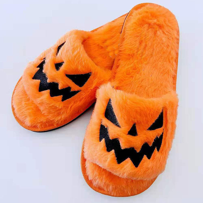Halloween Shoes Winter Cute Warm Home Slippers Women - 𝓢𝓱𝓸𝓹𝓵𝓮𝓬𝔂