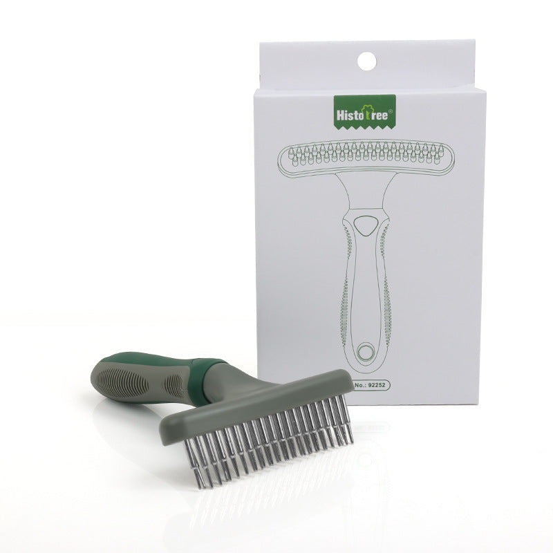 Pet Cleaning And Beauty Products Double Row Comb - 𝓢𝓱𝓸𝓹𝓵𝓮𝓬𝔂