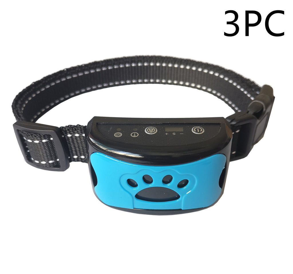 Dog Training Collar Waterproof Electric Pet Remote Control Rechargeable Dogs Trainer Bark Arrester With Shock Vibration Sound - 𝓢𝓱𝓸𝓹𝓵𝓮𝓬𝔂