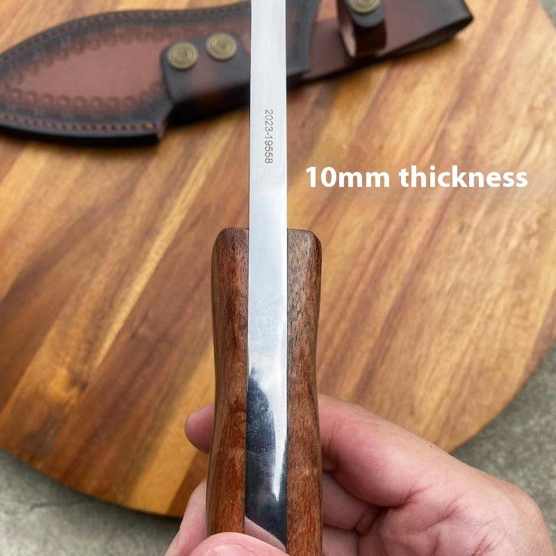 10mm Thick Outdoor Tool Integrated Keel High Hardness Hand-forged Knife - 𝓢𝓱𝓸𝓹𝓵𝓮𝓬𝔂