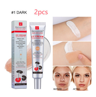 Moisturizing Correcting CC Cream Waterproof Anti-sweat Makeup Before Concealer Lasting Women Makeup Protect Skin Erborian Make - 𝓢𝓱𝓸𝓹𝓵𝓮𝓬𝔂