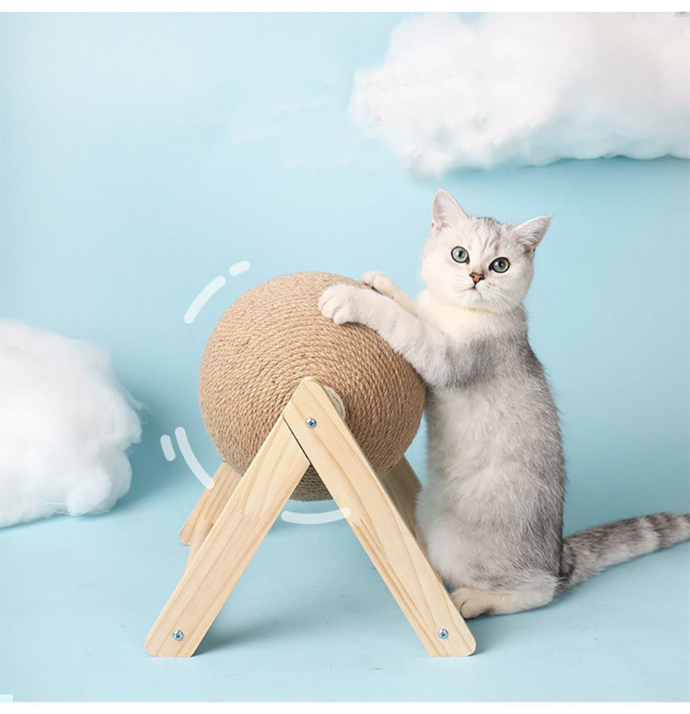 Professional Vertical Cat Toy Sisal Cat Catching Ball - 𝓢𝓱𝓸𝓹𝓵𝓮𝓬𝔂
