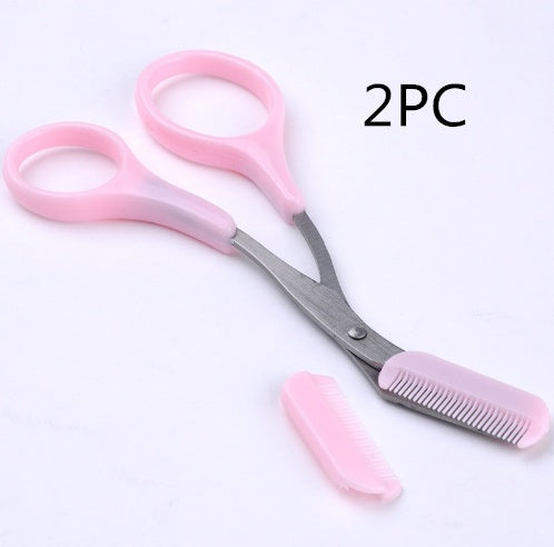 Beauty tools eyebrow scissors with eyebrow comb - 𝓢𝓱𝓸𝓹𝓵𝓮𝓬𝔂