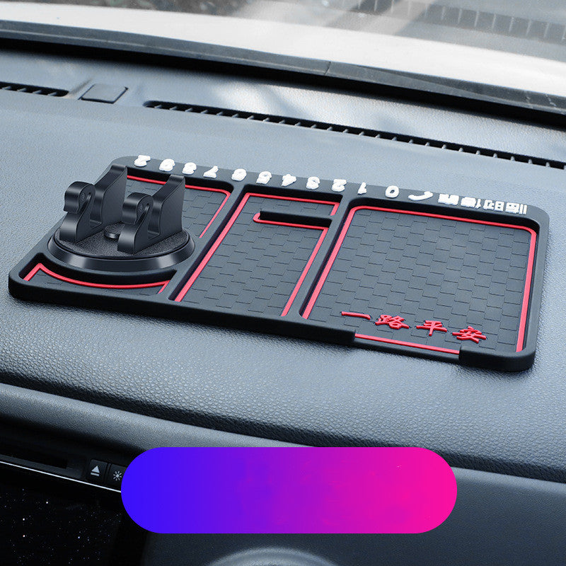 Non-Slip Car Phone Pad For 4-in-1 Car Parking Number Card Anti-Slip Mat Auto Phone Holder Sticky Anti Slide Dash Phone Mount - 𝓢𝓱𝓸𝓹𝓵𝓮𝓬𝔂
