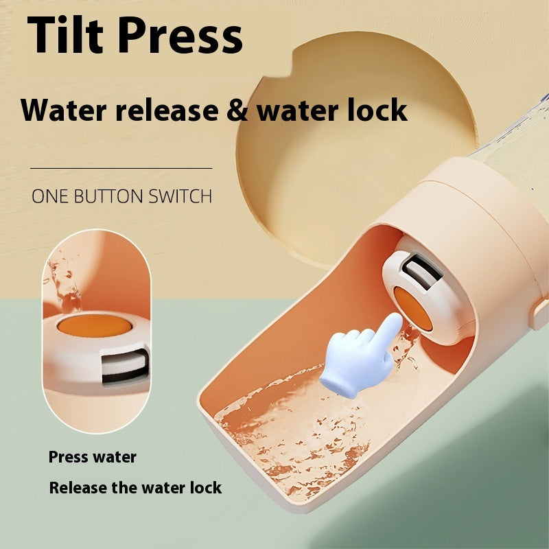 2 In 1 Travel Dog Water Bottle Pet Water Dispenser Feeder Drinking Feeder Dog Outing Water Feeder Pets Outdoor Portable Cup Pet Products - 𝓢𝓱𝓸𝓹𝓵𝓮𝓬𝔂