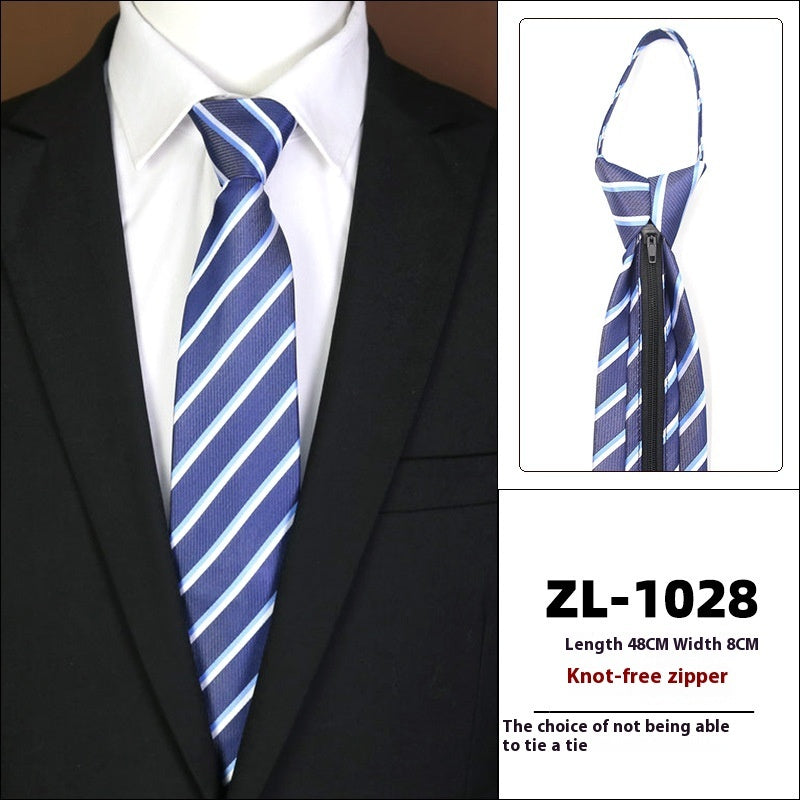 Men's Formal Wear Business Zipper Tie-free - 𝓢𝓱𝓸𝓹𝓵𝓮𝓬𝔂