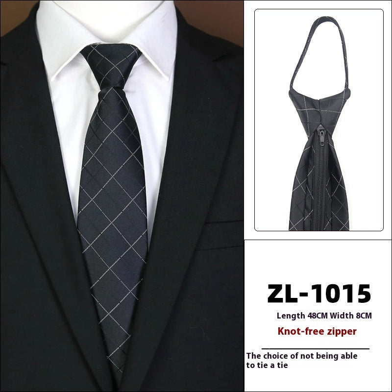 Men's Formal Wear Business Zipper Tie-free - 𝓢𝓱𝓸𝓹𝓵𝓮𝓬𝔂