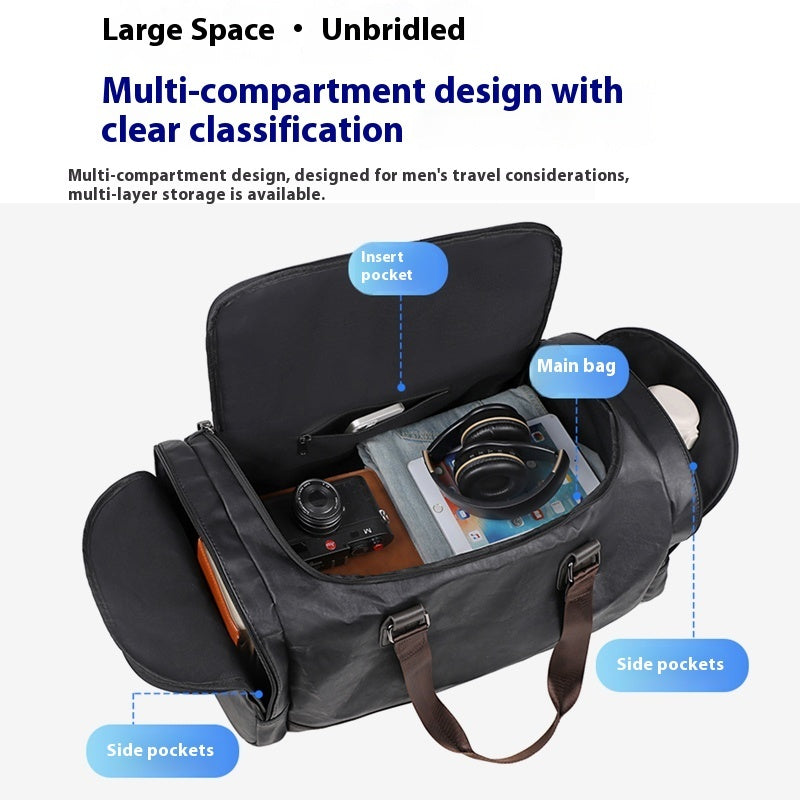 Men's Portable Travel Bag Crossbody Business Short Distance Business Bag Large Capacity - 𝓢𝓱𝓸𝓹𝓵𝓮𝓬𝔂