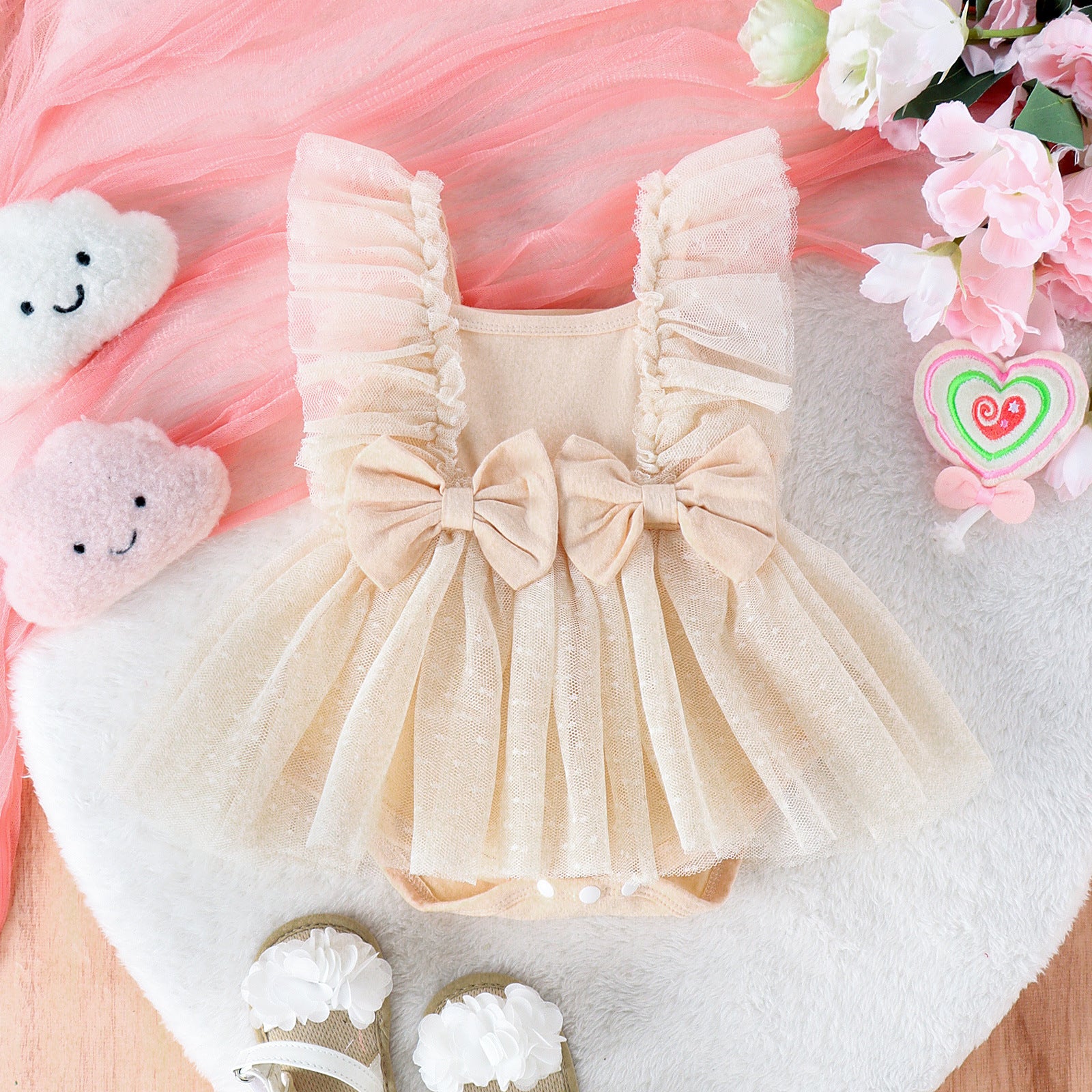 Jumpsuit Baby Net Skirt Princess Poris Dress Baby Skirt Baby Body Pants Jumpsuit - 𝓢𝓱𝓸𝓹𝓵𝓮𝓬𝔂